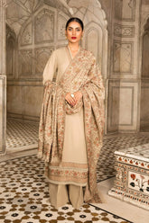 Bareeze - Winter 3PC Dhanak Embroidered Suit - kp3310